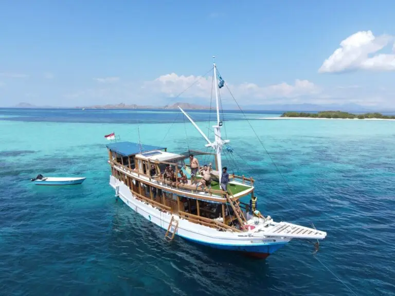 Boat in Komodo Island Indonesia