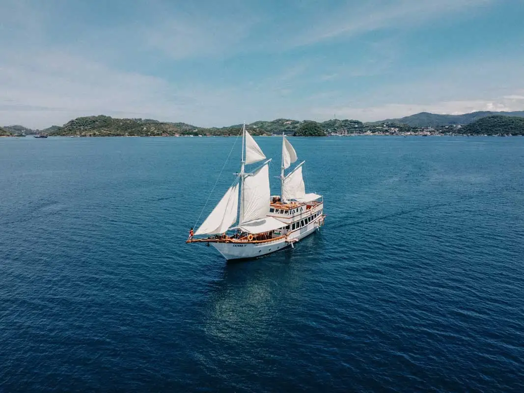 Boat in Komodo Island Indonesia