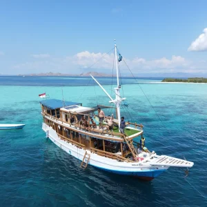 Boat in Komodo Island Indonesia
