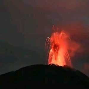 Volcano Eruptions on Flores Island in 2025